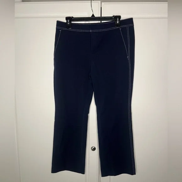 Banana Republic Crop Flare Everywhere Contrast Stitch Pant - Picture 2 of 10